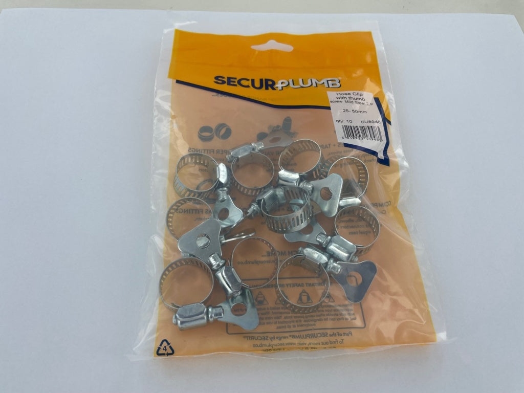 Hose Clip Thumb Screw 25-50mm