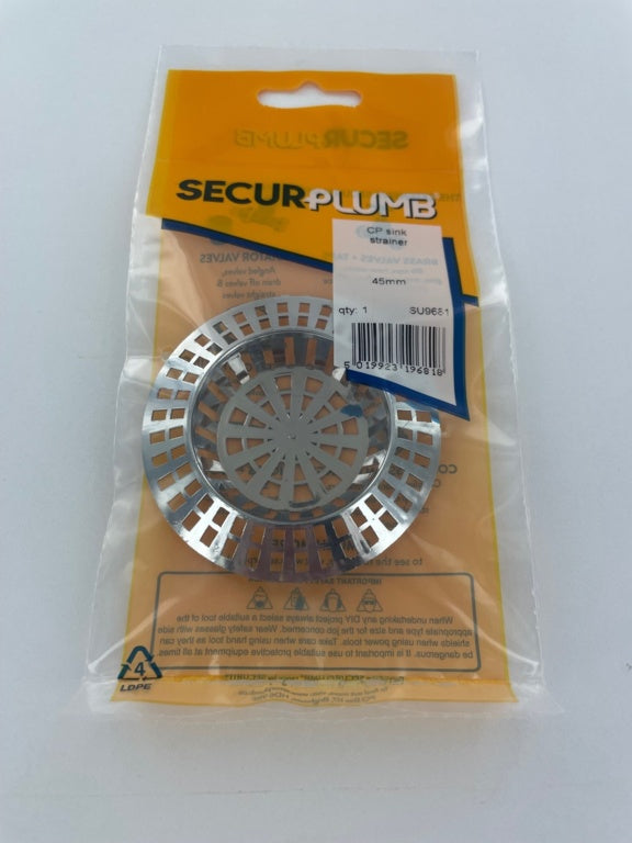 CP Sink Strainer 45mm