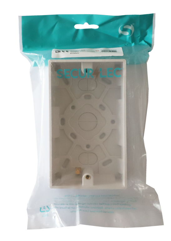 Double Pattress Box Bagged Square