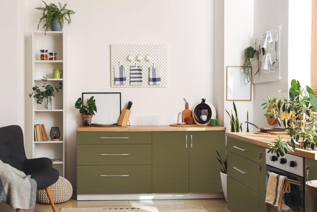 Uni Matt Olive Green Self Adhesive Film