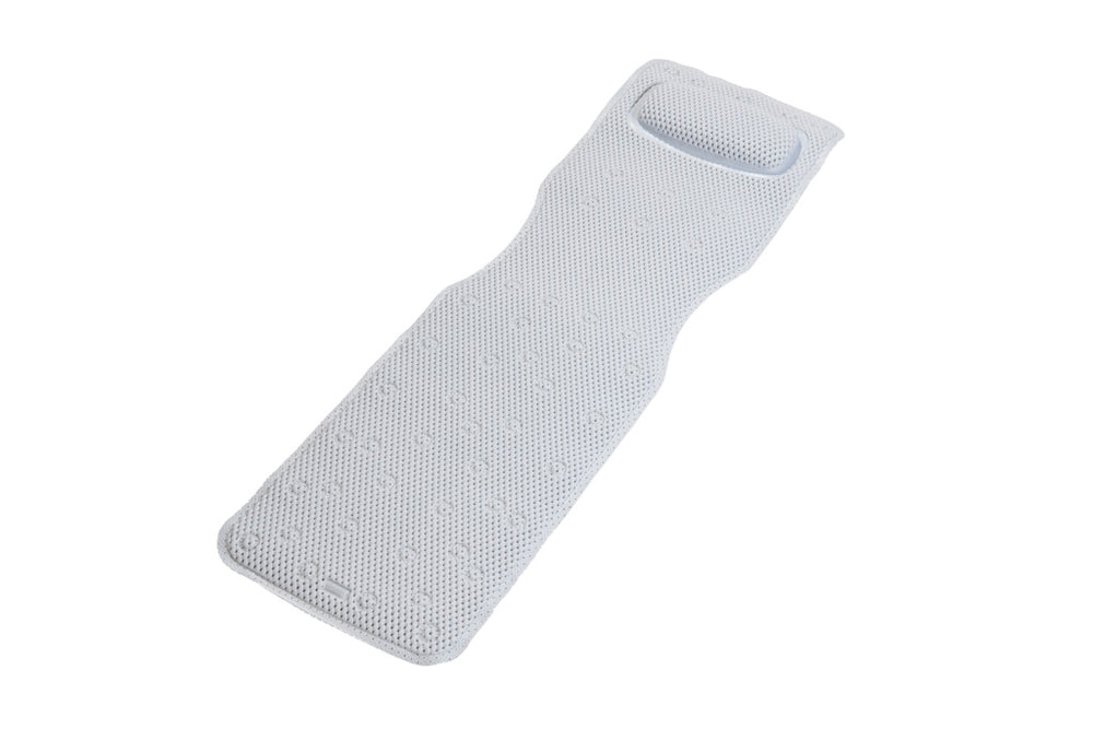 Teviot White Lounger Bath Mat