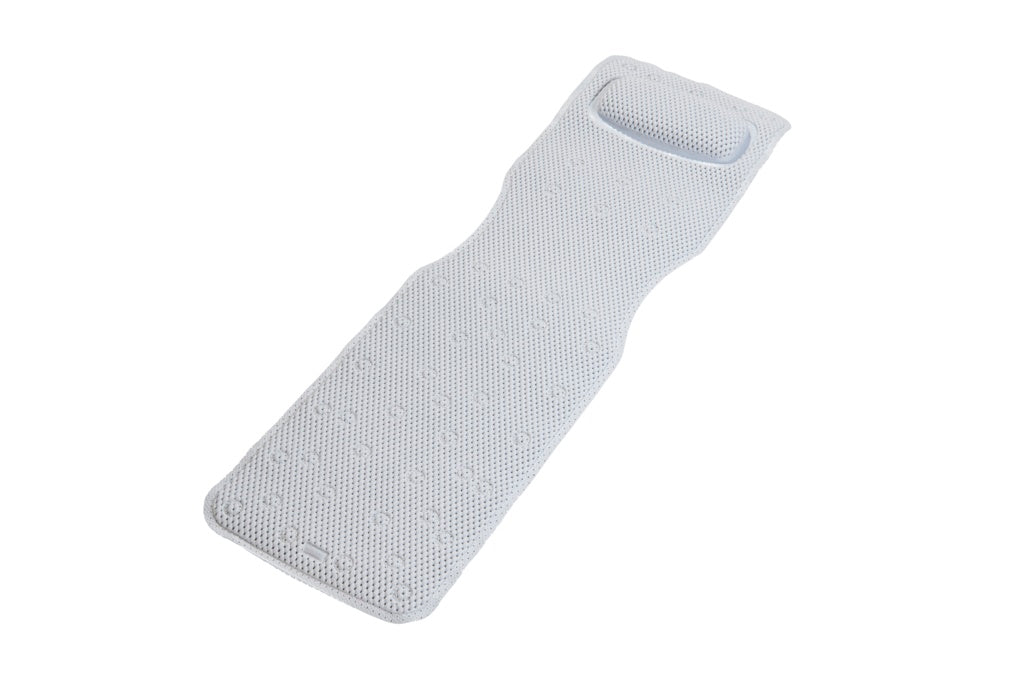 Teviot White Lounger Bath Mat