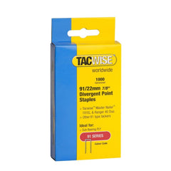 Divergent Point Crown Staples 91/22mm