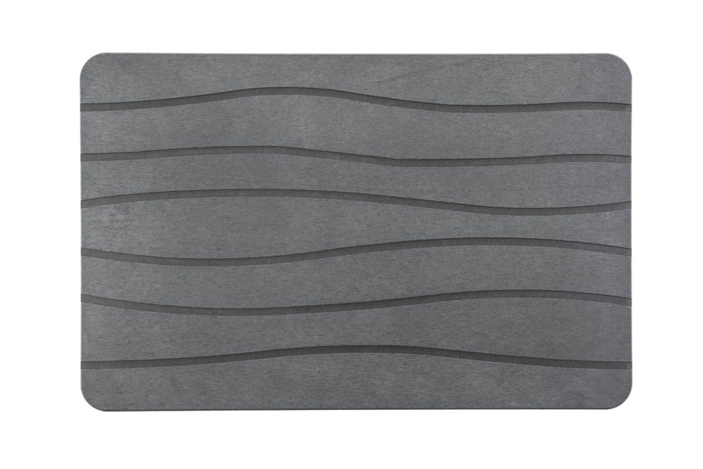 Diatomite Bathroom Mat Waves
