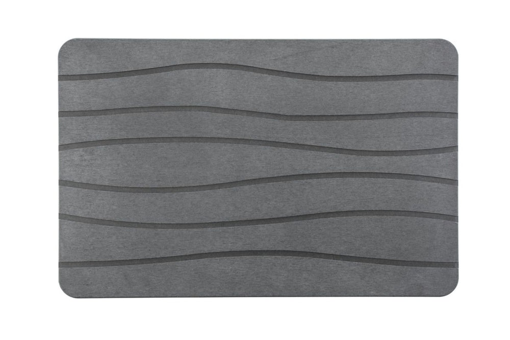 Diatomite Bathroom Mat Waves