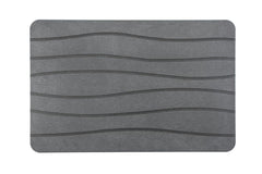 Diatomite Bathroom Mat Waves