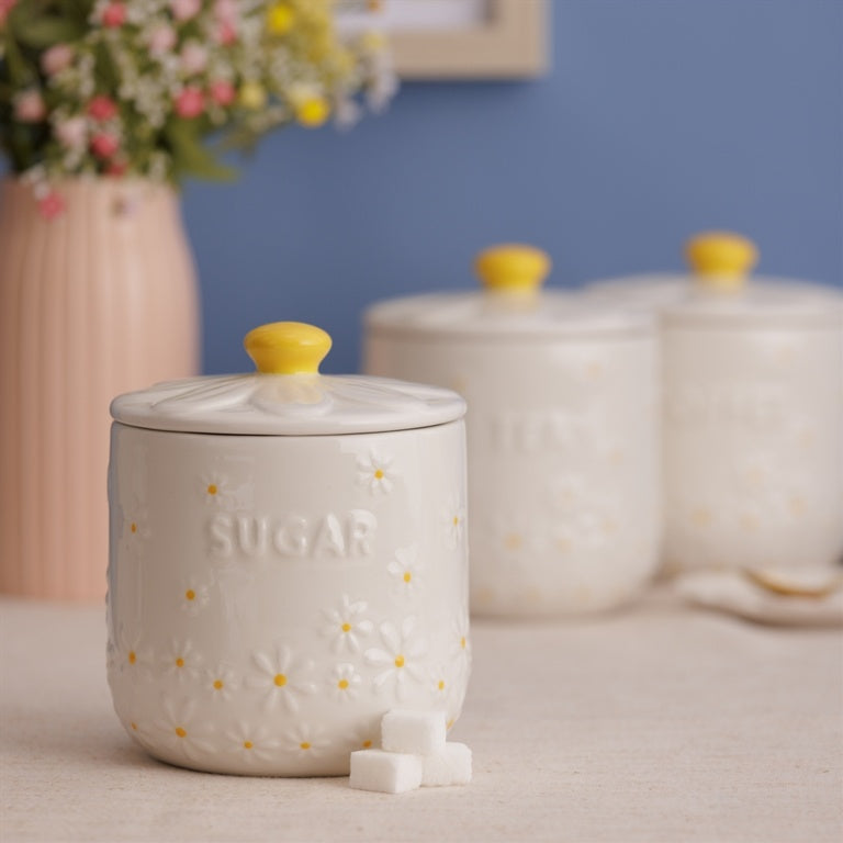 Daisy Sugar Jar