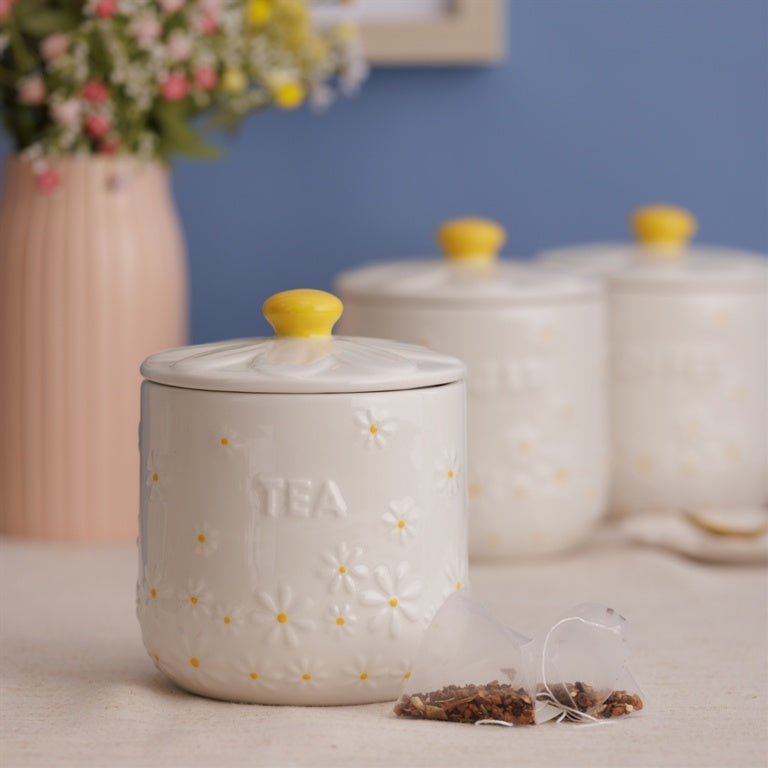 Daisy Tea Jar