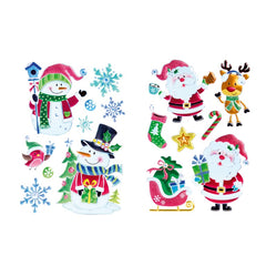 Christmas Pop Foil Window Stickers