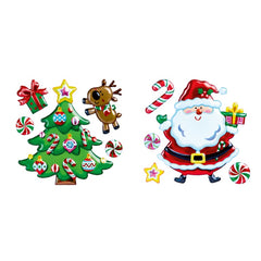 Christmas Pop Foil With Stickers Santa/Tree