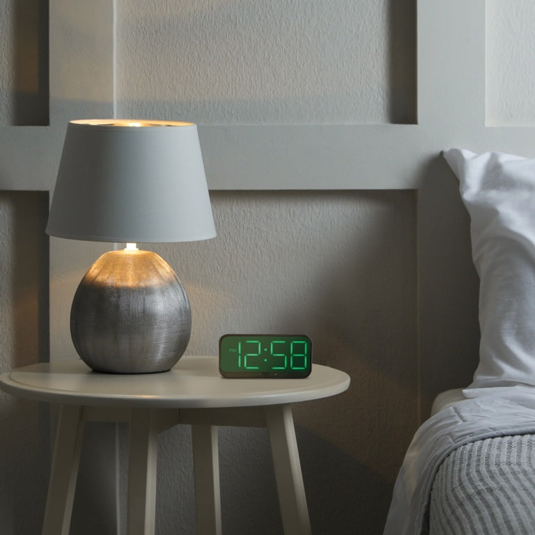 Silas 2" Wireless LED Alarm Clock