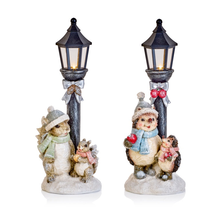Battery Operated Lit Xmas Animals Lantern