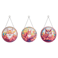 Autumn Animals Suncatcher Assorted