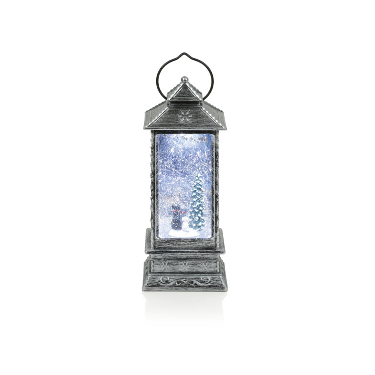 Battery Operated Lit Lantern Dogs Water Spinner