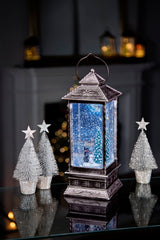 Battery Operated Lit Lantern Dogs Water Spinner