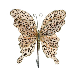Champagne Gold Sequin Butterfly