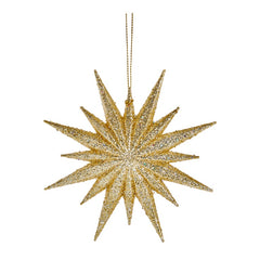 Champagne Gold Star Hanging Decoration