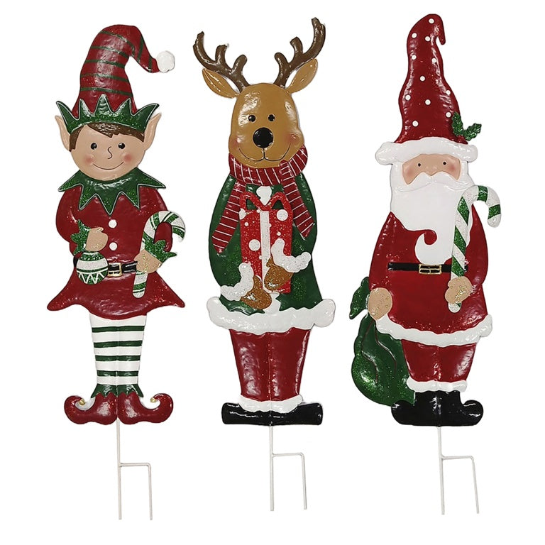 Christmas Character Stake