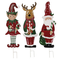 Christmas Character Stake