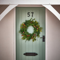 Acorn Wreath Fern Cones