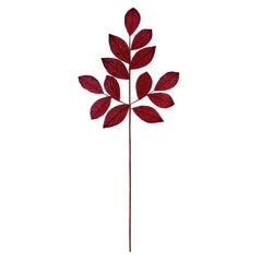 Burgundy Velvet Leaf Stem