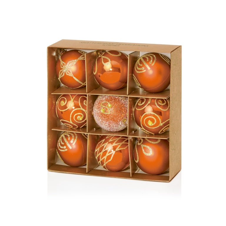 Caramel Decorated Baubles