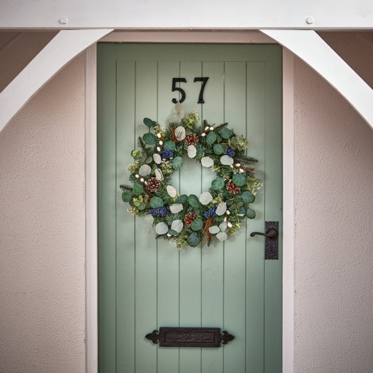 Blue Berry Eucalyptus Wreath
