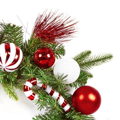 Candy Cane Wreath