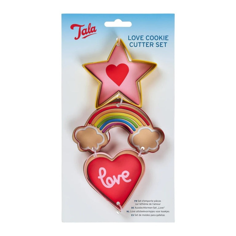 Love Cutter Set Star Rainbow Heart