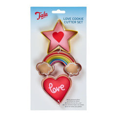 Love Cutter Set Star Rainbow Heart