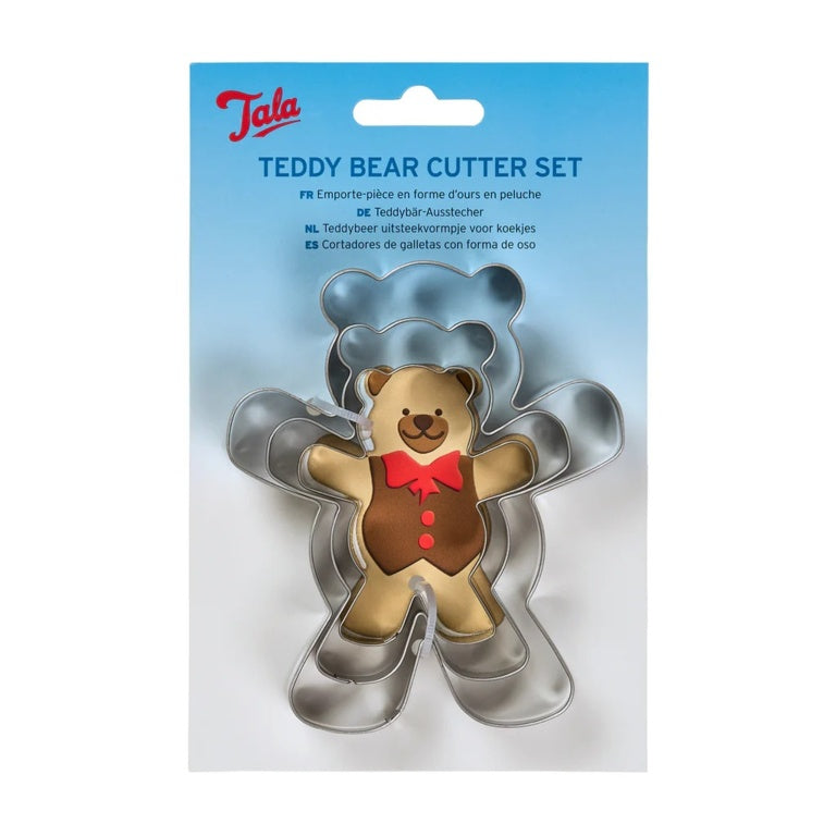 3 Teddy Bear Cookie Cutter