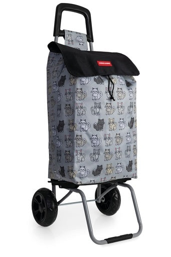 Leo Cat 2 Wheel Shopping Trolley