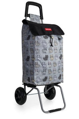 Leo Cat 2 Wheel Shopping Trolley
