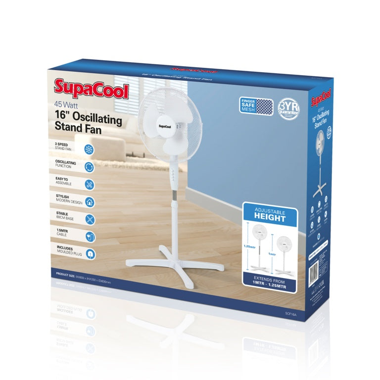 Oscillating Stand Fan