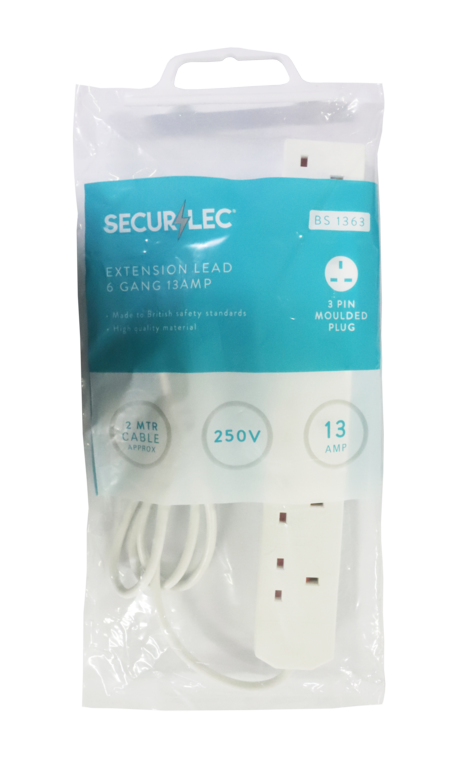 6 Gang Extension Lead