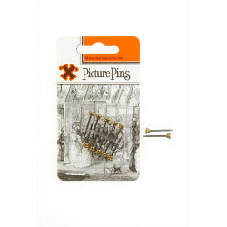 Brass Headed Pins - Blued Shanks (Blister Pack)