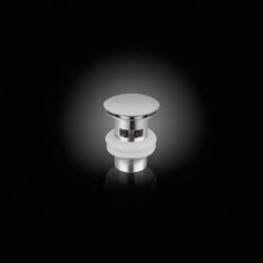 Click Clack Basin Waste With Round Cover