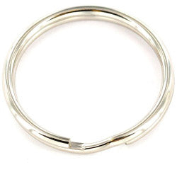 Split Rings Nickel Plated (4)