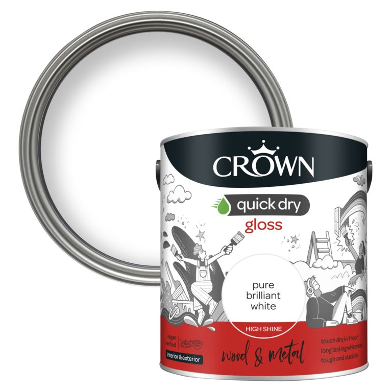 Quick Dry Gloss Pure Brilliant White