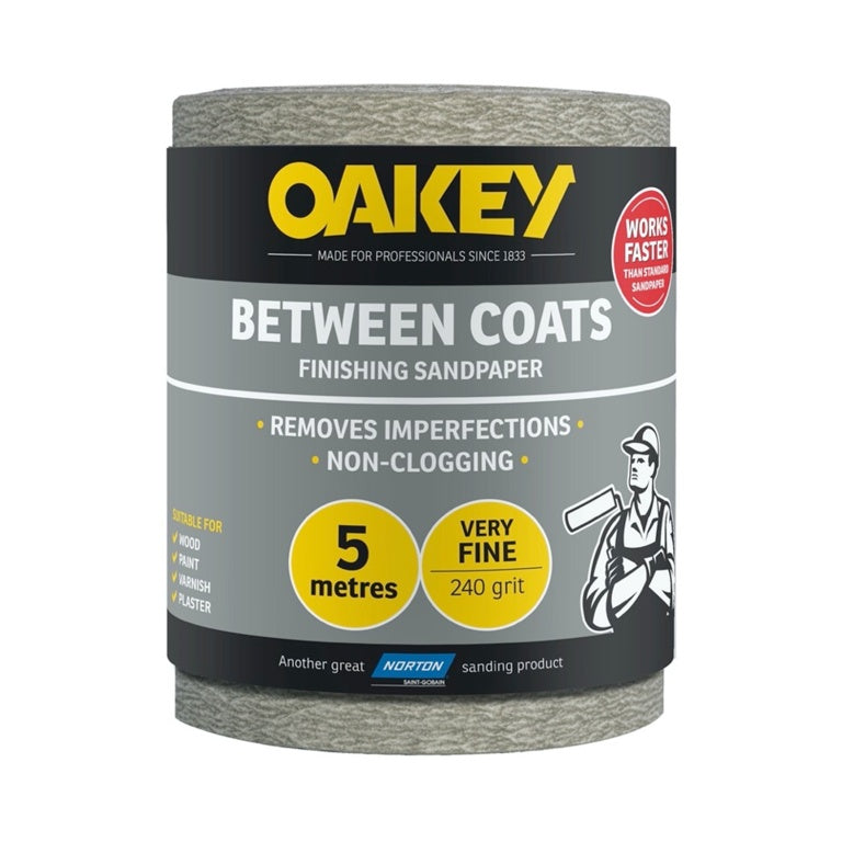 Oakey Between Coats Rolls - 5m x 115mm