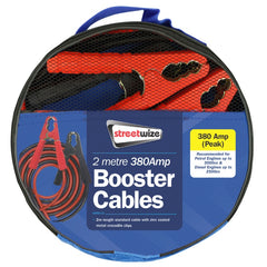 Aluminium Booster Cable with Insulated Crocodile Clips