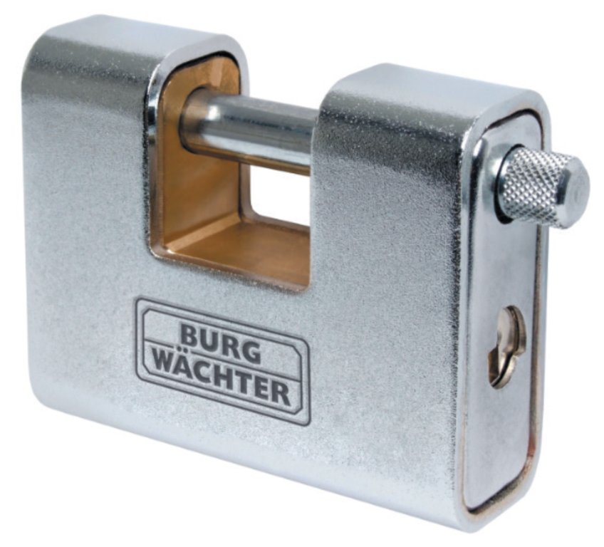 Armoured Steel Shutter Padlock
