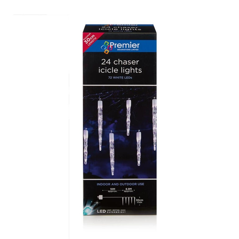24 Chaser Icicles Lights