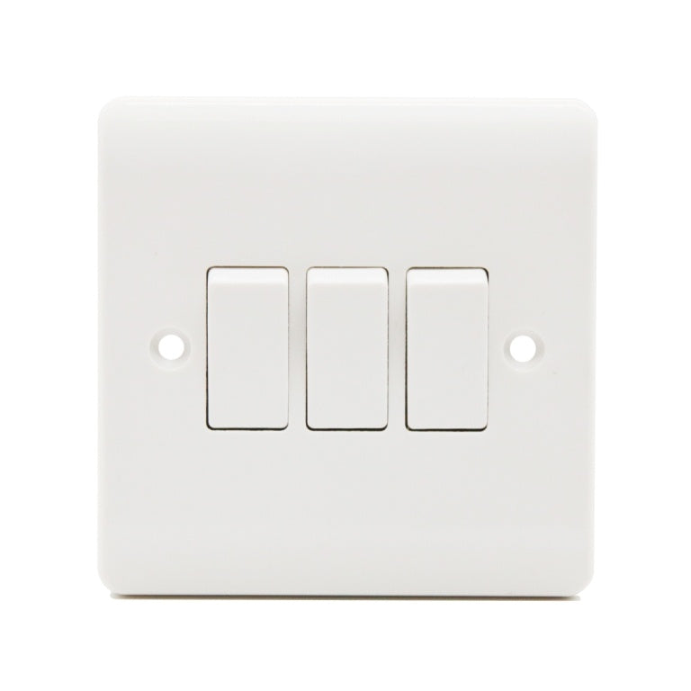 3 Gang 2 Way Light Switch