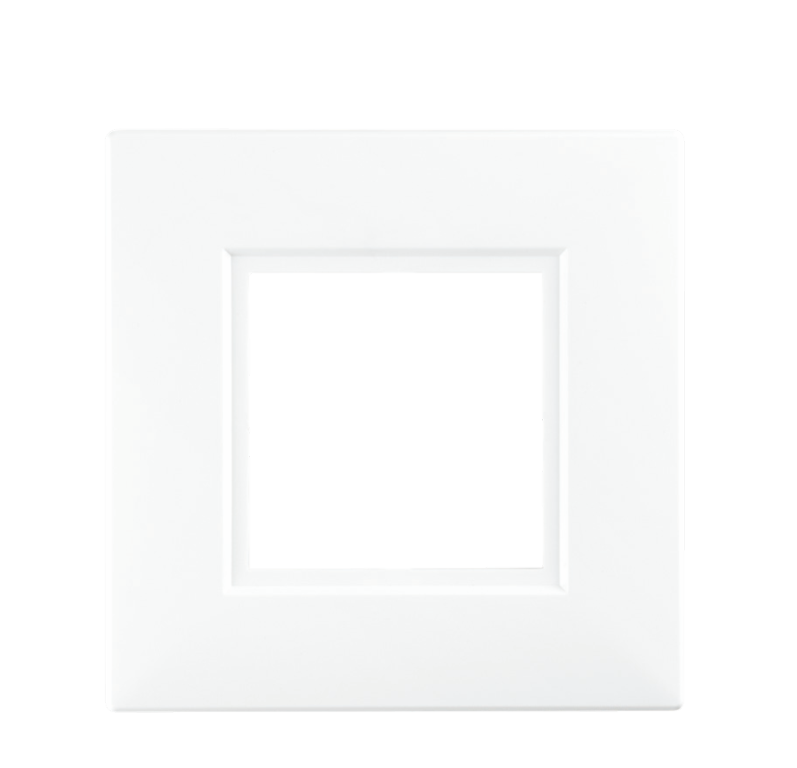 White Finger Plates for Flush Wall Switches