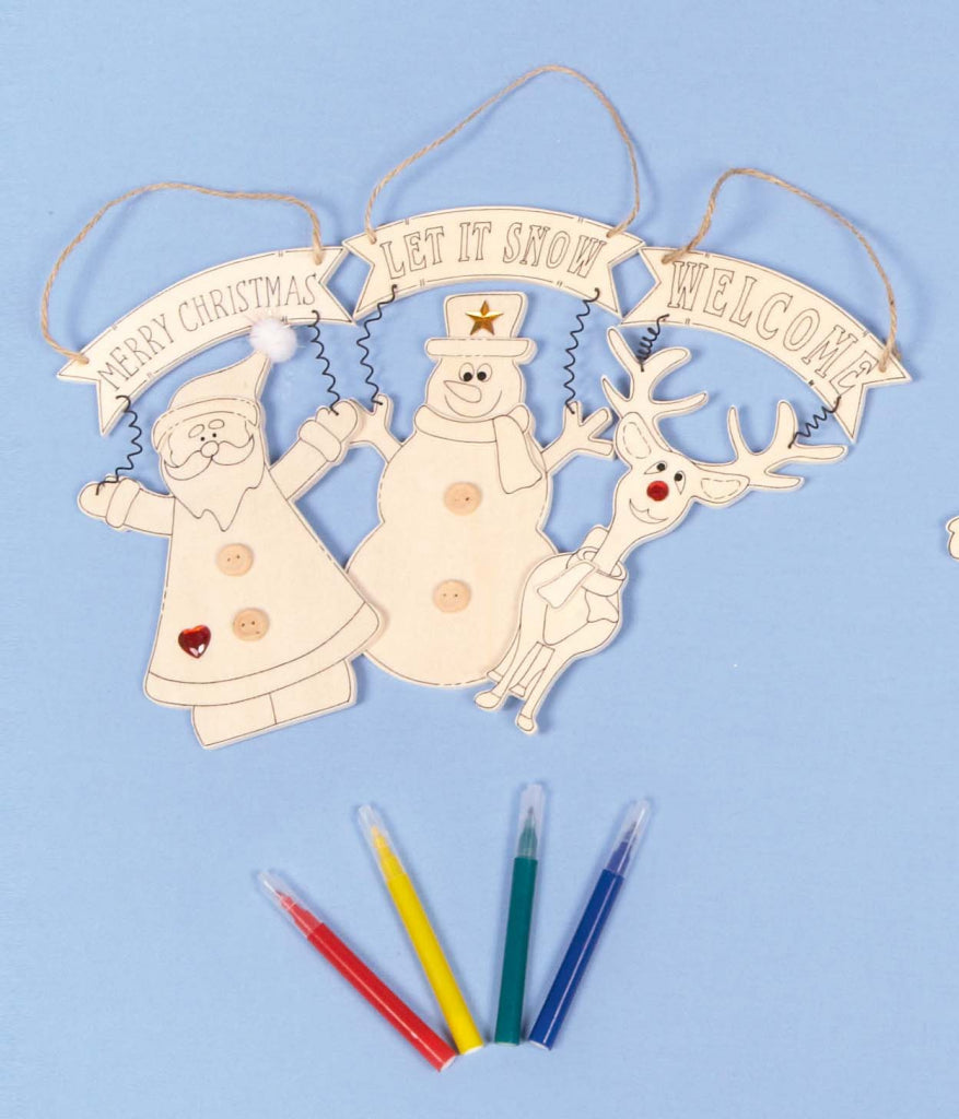 18cm Colour Your Own Ornament