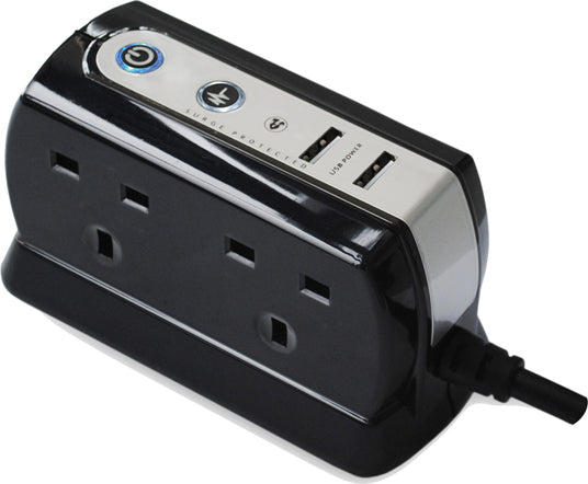 USB Plug In 4 Gang Socket